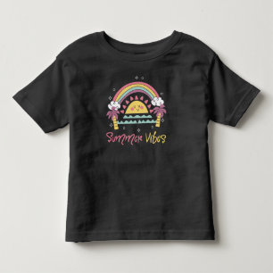 Summer Vibes : Cute Summer Design Outfit Toddler T-Shirt