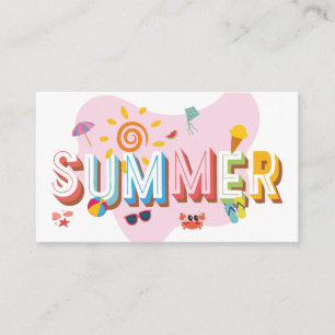 Summer Vibes Enclosure Card