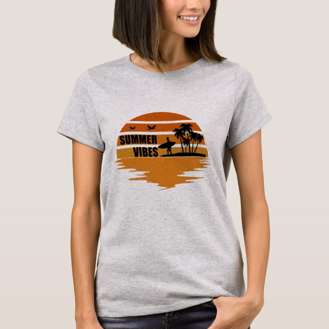 summer vibes family vacation T-Shirt (Front)