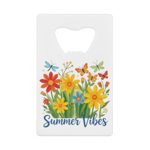 Summer Vibes Floral with Butterflies