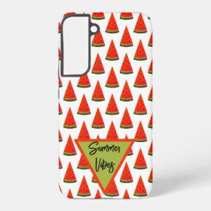Summer Vibes Fun Watermelon Slices Pattern Samsung Galaxy Case