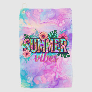 Summer Vibes Golf Towel
