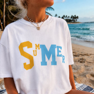 Summer Vibes Graphic Tee Minimalist Tshirt