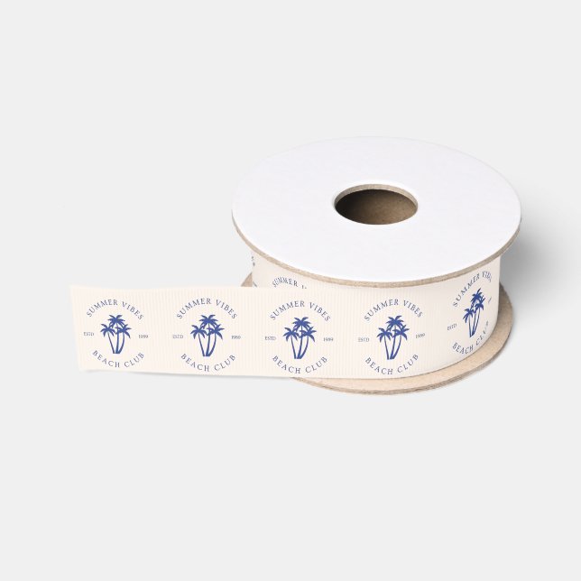 Summer Vibes Grosgrain Ribbon (Spool)