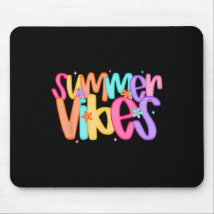Summer Vibes Hawaii Beach Sunshine Funny Summer Va Mouse Pad