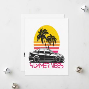 Summer vibes holiday card