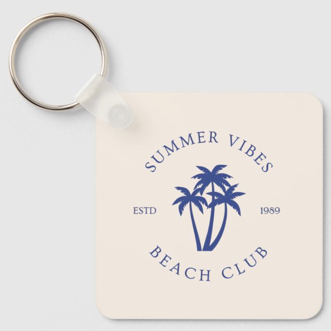 Summer Vibes Key Ring (Front)