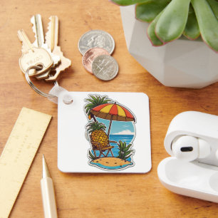summer vibes key ring