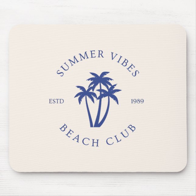 Summer Vibes Mouse Pad (Front)
