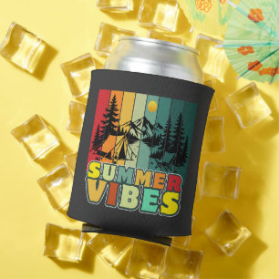 summer vibes nature camping vacation adventure can cooler