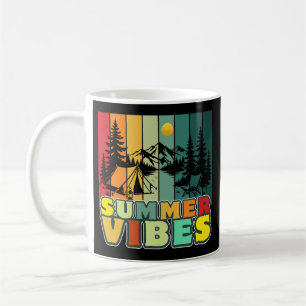 summer vibes nature camping vacation adventure coffee mug