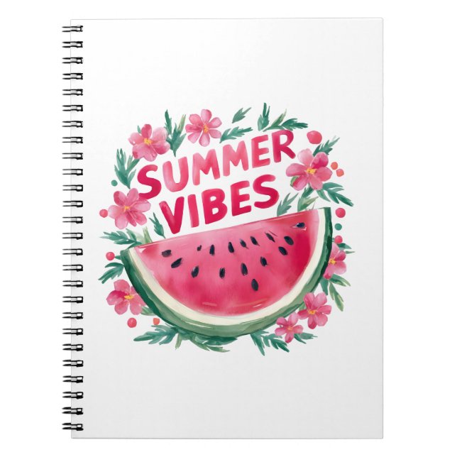 Summer Vibes Notebook (Front)