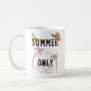 Summer Vibes Only Beach Coffee Mug
