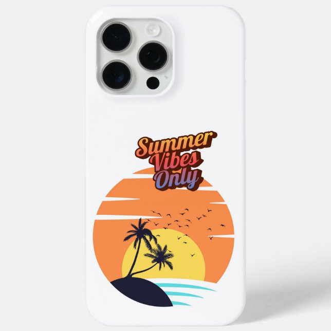 Summer vibes only. Case-Mate iPhone case (Back)