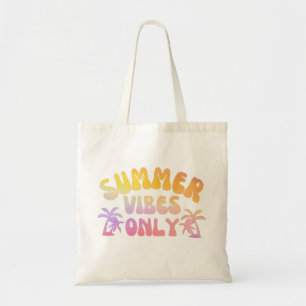 SUMMER VIBES ONLY TOTE BAG