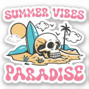 Summer Vibes Paradise - Skull