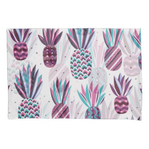 Summer Vibes: Pineapple Pattern, Colourful Dots Pillowcase