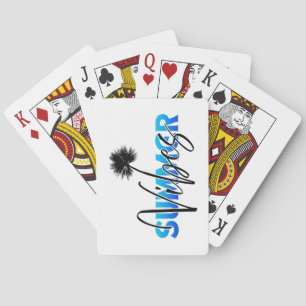 summer vibes playing cards
