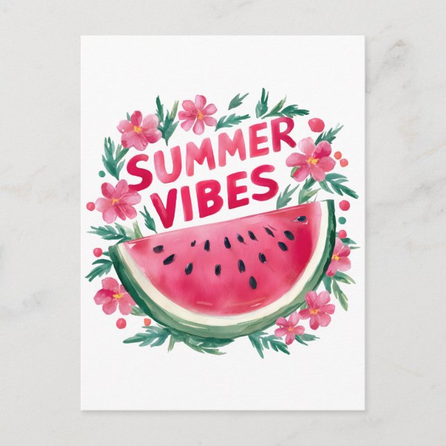 Summer Vibes Postcard (Front)