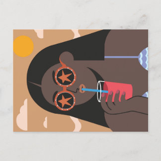 Summer Vibes – Retro Pop Art Postcard