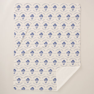 Summer Vibes Sherpa Blanket