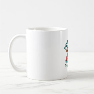 Summer Vibes Sloth Funny Lazy Float Coffee Mug