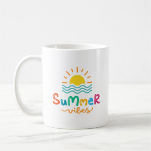 Summer Vibes Sun And Sea Coffee Mug