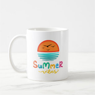 Summer Vibes Sun And Sea Coffee Mug