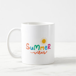 Summer Vibes Sun Coffee Mug