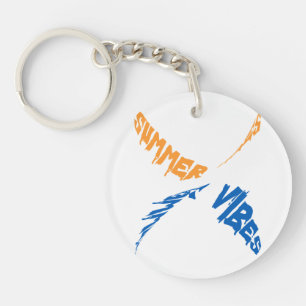 Summer Vibes: Sun, Fun & Good Times Key Ring