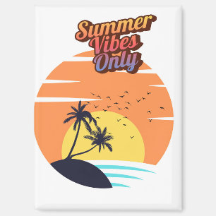 Summer vibes sunset magnet