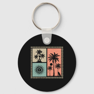 Summer Vibes, Sunset Wave, Sunshine Paradise, Summ Key Ring