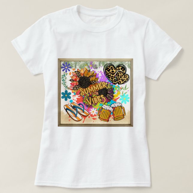 Summer Vibes T-Shirt (Design Front)