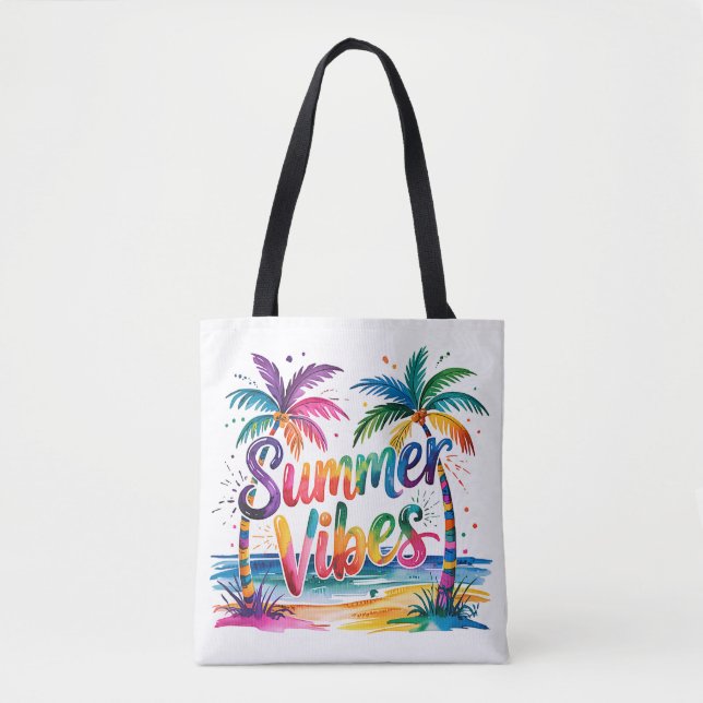 Summer Vibes Tote Bag (Front)