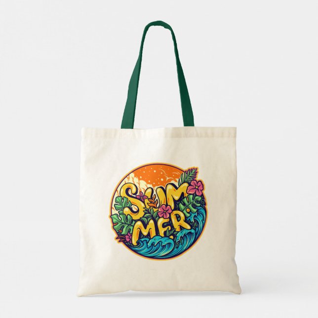Summer Vibes Tote Bag (Back)