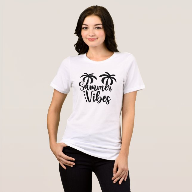 Summer Vibes Tri-Blend Shirt (Front Full)