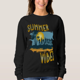 Summer Vibes Tropical Beach Party Summer Sweatshirt
