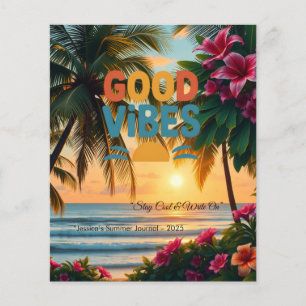 Summer Vibes Tropical Notebook  Flyer