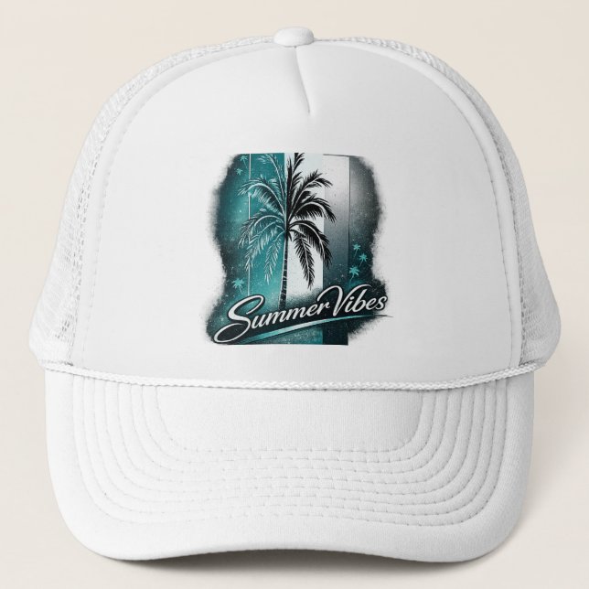Summer Vibes Trucker Hat (Front)
