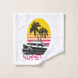Summer vibes wash cloth