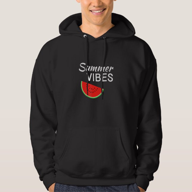 Summer Vibes Watermelon Hoodie (Front)