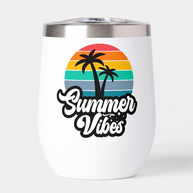 Summer Vibes with Palm Trees Design (Front)