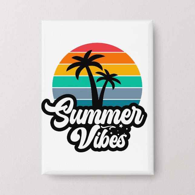 Summer Vibes with Palm Trees Design (Front)