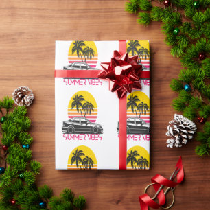 Summer vibes wrapping paper