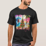 Summer Vibes Xmas in July Santa Surfing Beach Trip T-Shirt<br><div class="desc">Summer Vibes Xmas in July Santa Surfing Beach Trip Tropical</div>