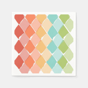 Summer vibrant colours pattern Napkins