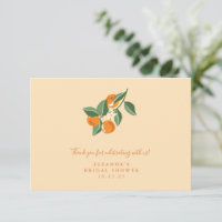 Summer Vintage Oranges Boho Custom Bridal Shower