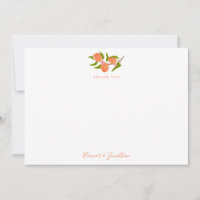 Summer Vintage Peach Fruit Couples Bridal Shower