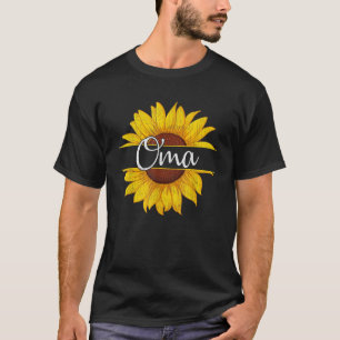 Summer Vintage Yellow Sunflower Graphic Sunflower  T-Shirt
