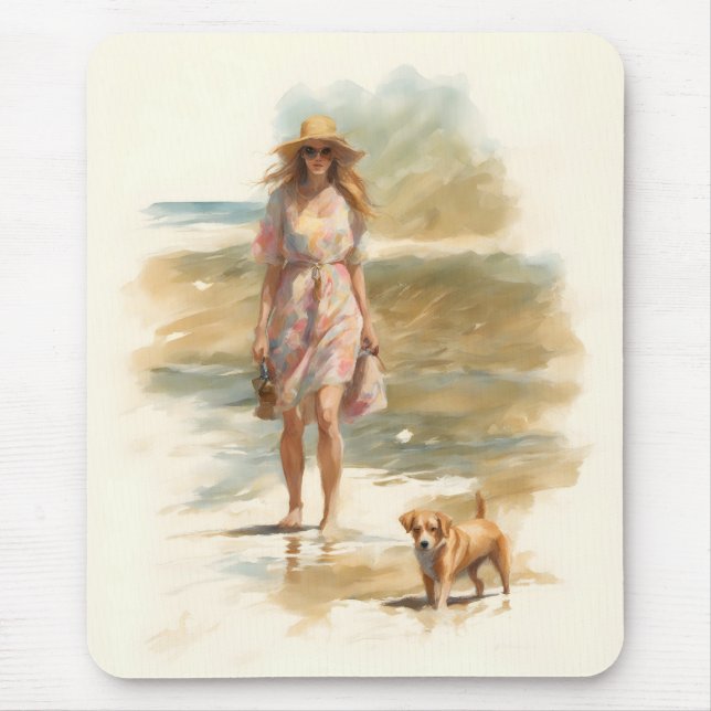 Summer Walk Mouse Pad (Front)